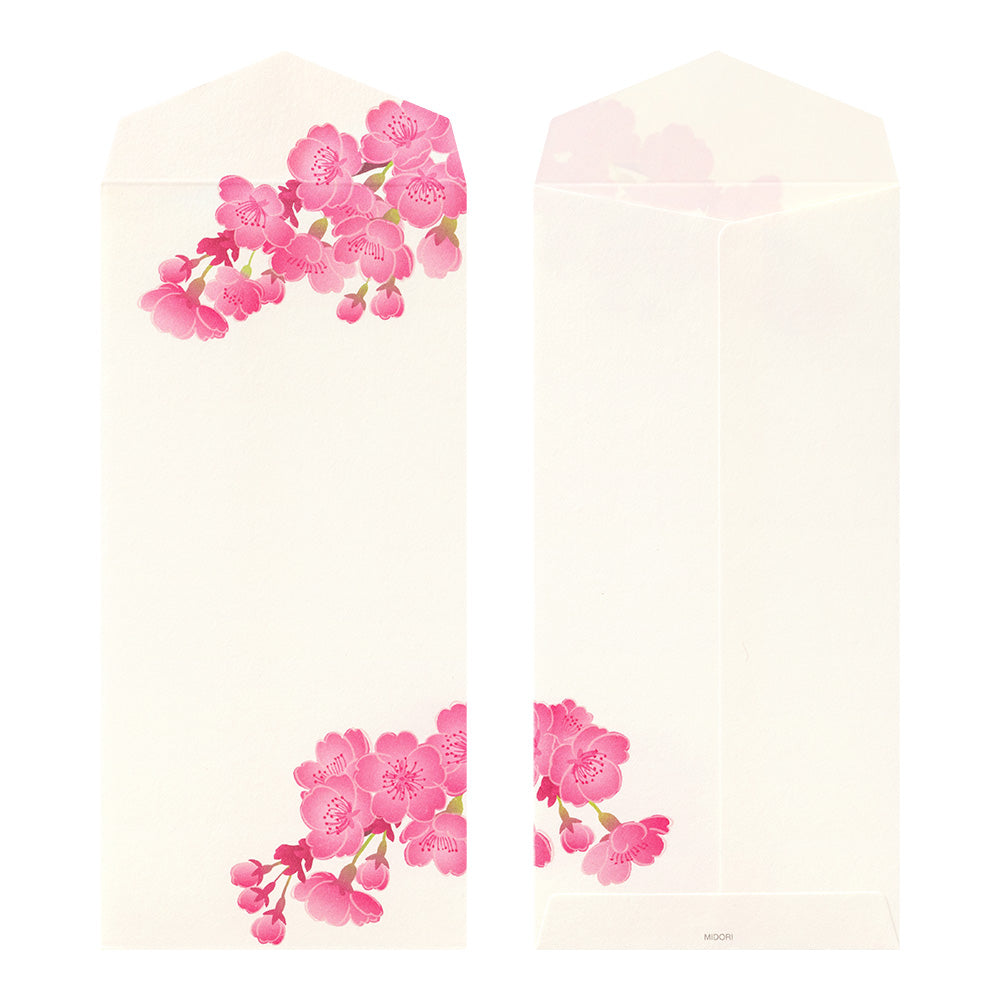 Enveloppes, Fleurs de cerisier à 4 motifs