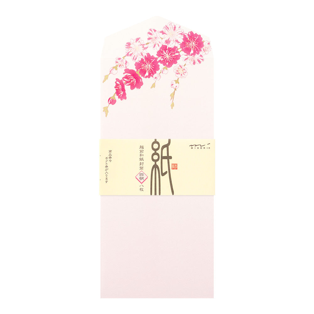 Enveloppe, Fleurs de Prunier
