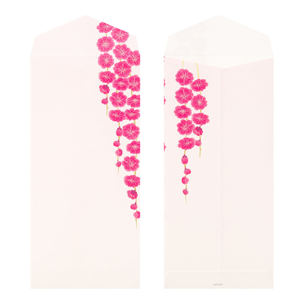 Enveloppe, Fleurs de Prunier