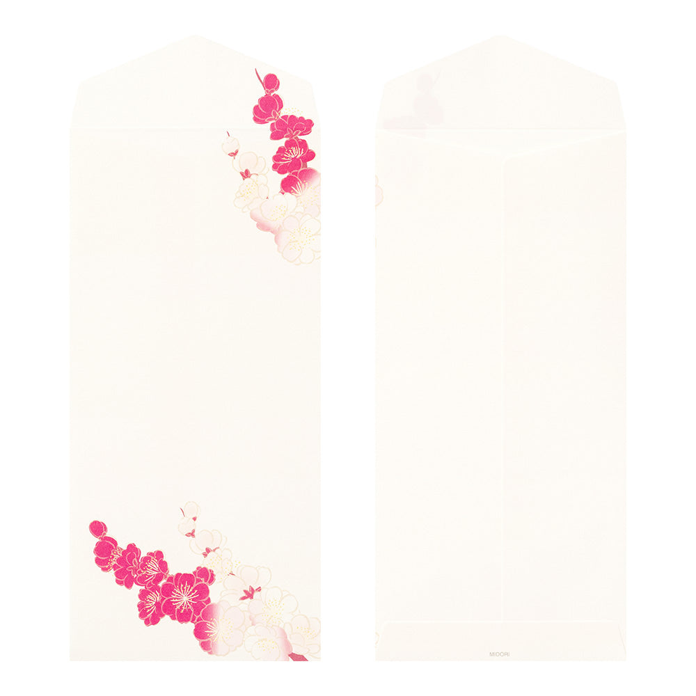 Enveloppe, Fleurs de Prunier