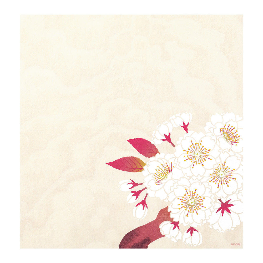 Papier à Lettres, Fleurs Cerisier