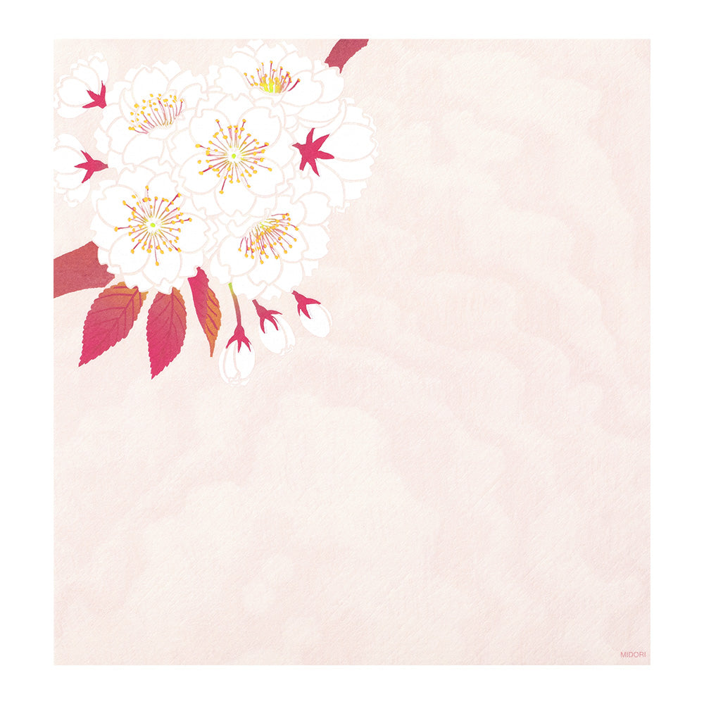 Papier à Lettres, Fleurs Cerisier
