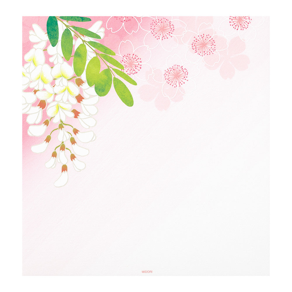 Papier à Lettres, Fleurs D'acacia