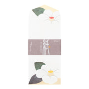 Enveloppe, Camelia blanc