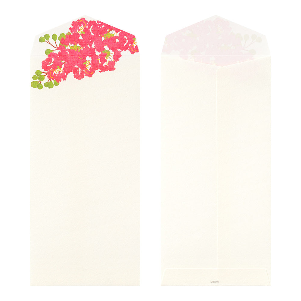 Enveloppes, Fleurs d'été à 4 motifs