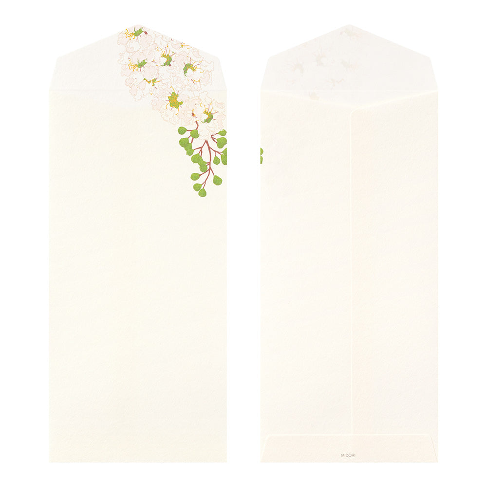 Enveloppes, Fleurs d'été à 4 motifs