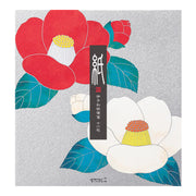 Papier à Lettres, Camélia Rouge et Blanc