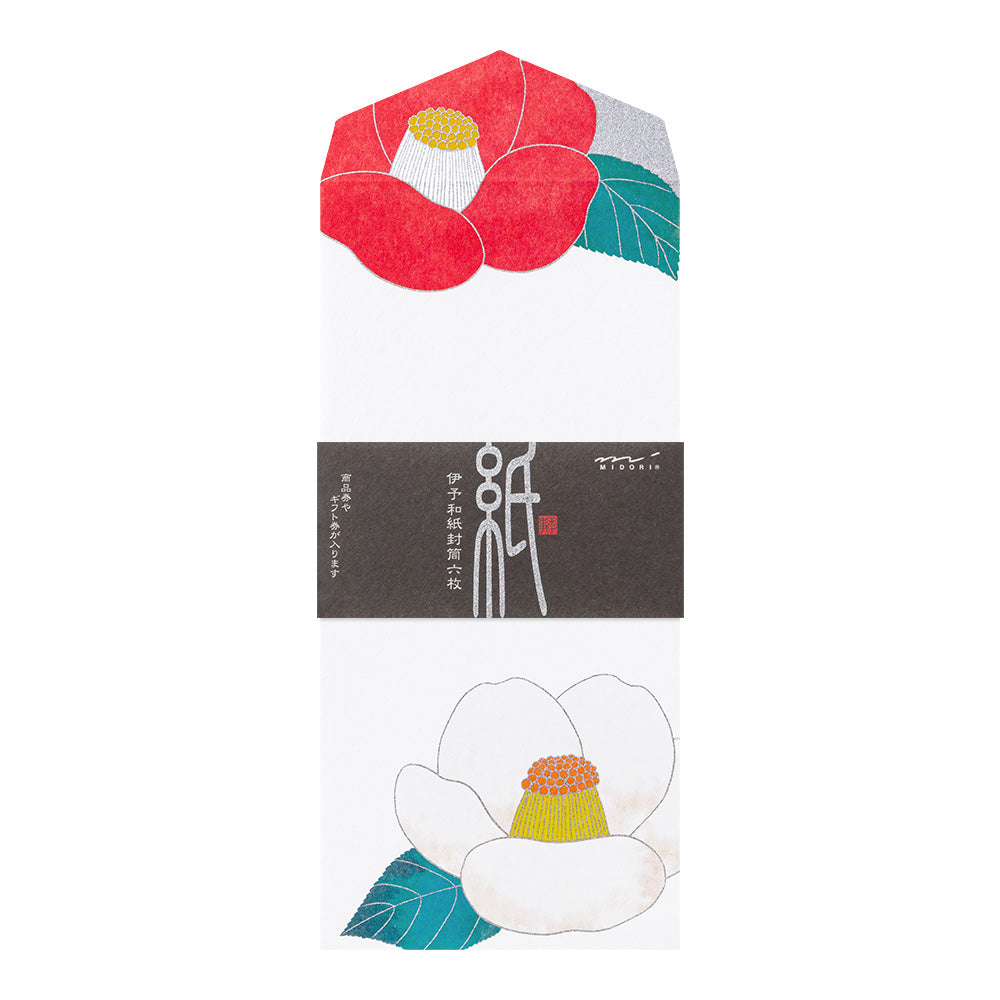 Enveloppes, Camélia Rouge et Blanc