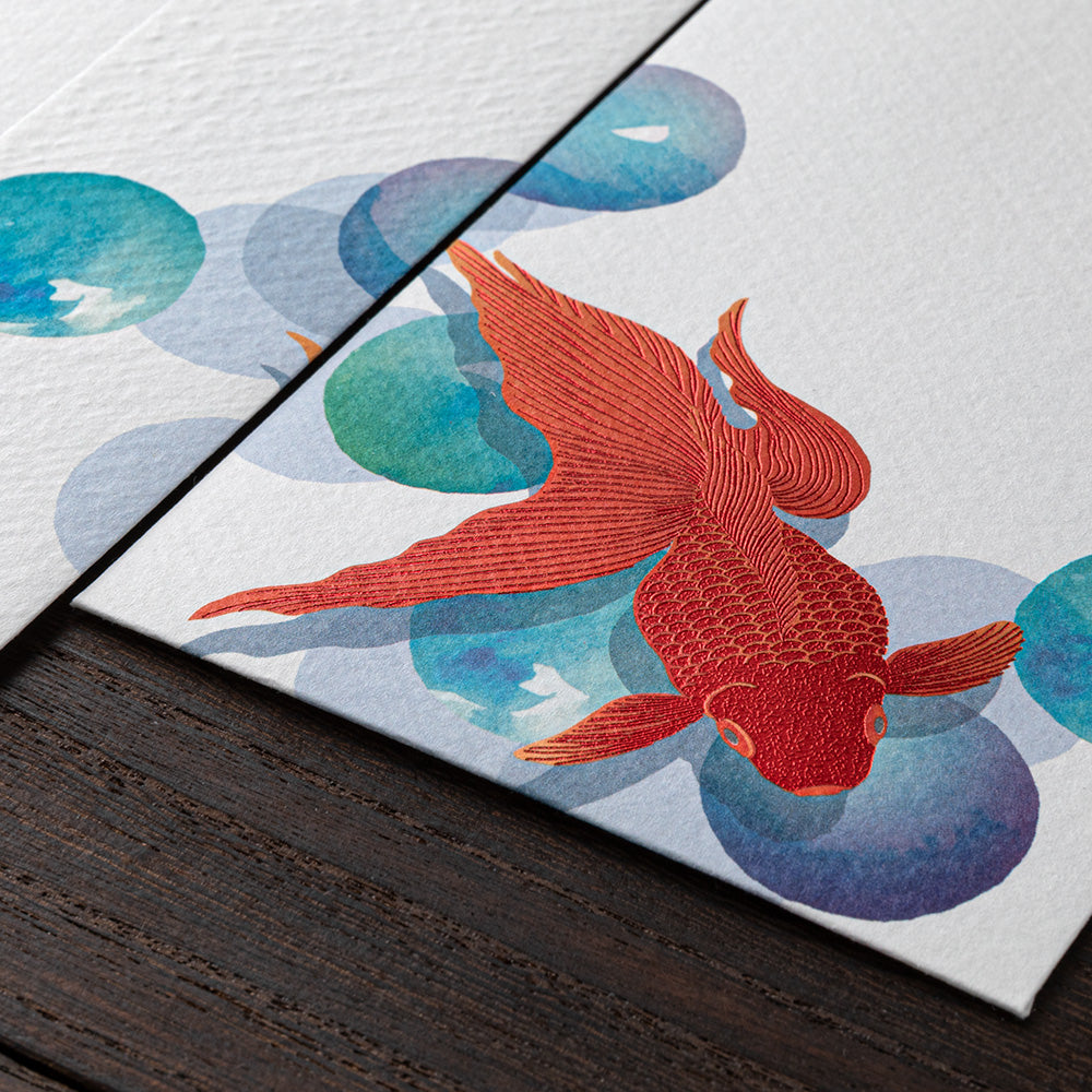 Enveloppes, Billes et poissons
