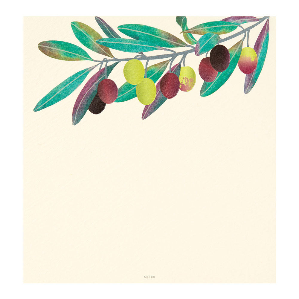 Papier à Lettres, Olives