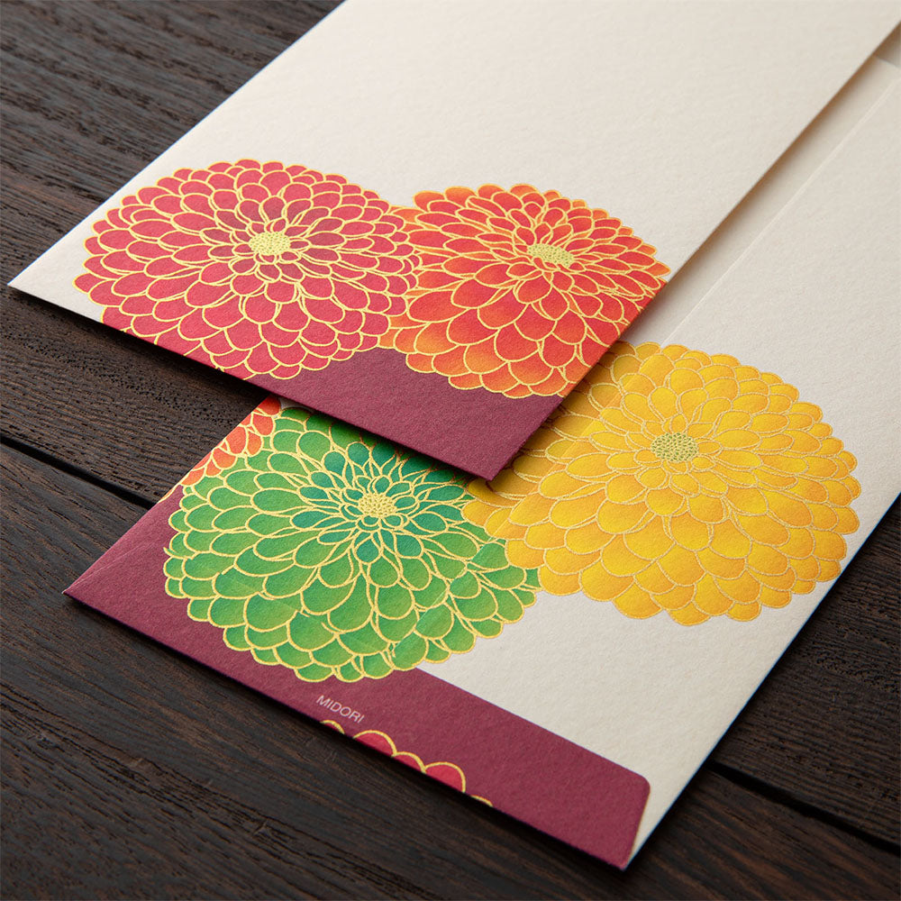 Enveloppes, Chrysanthème