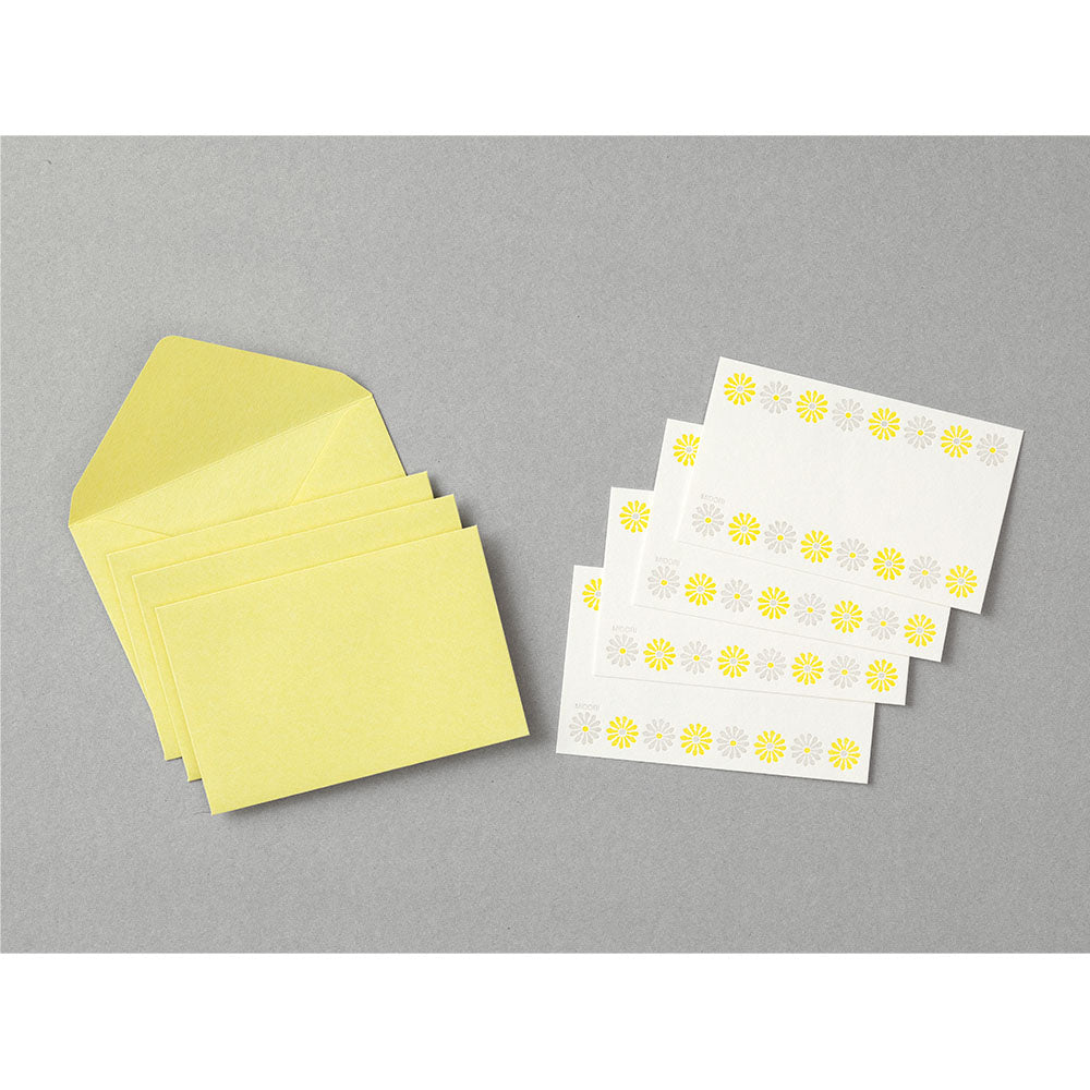Letter Press Mini, Fleurs Jaune