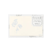 Letter Carte visite Hanairo Blanc