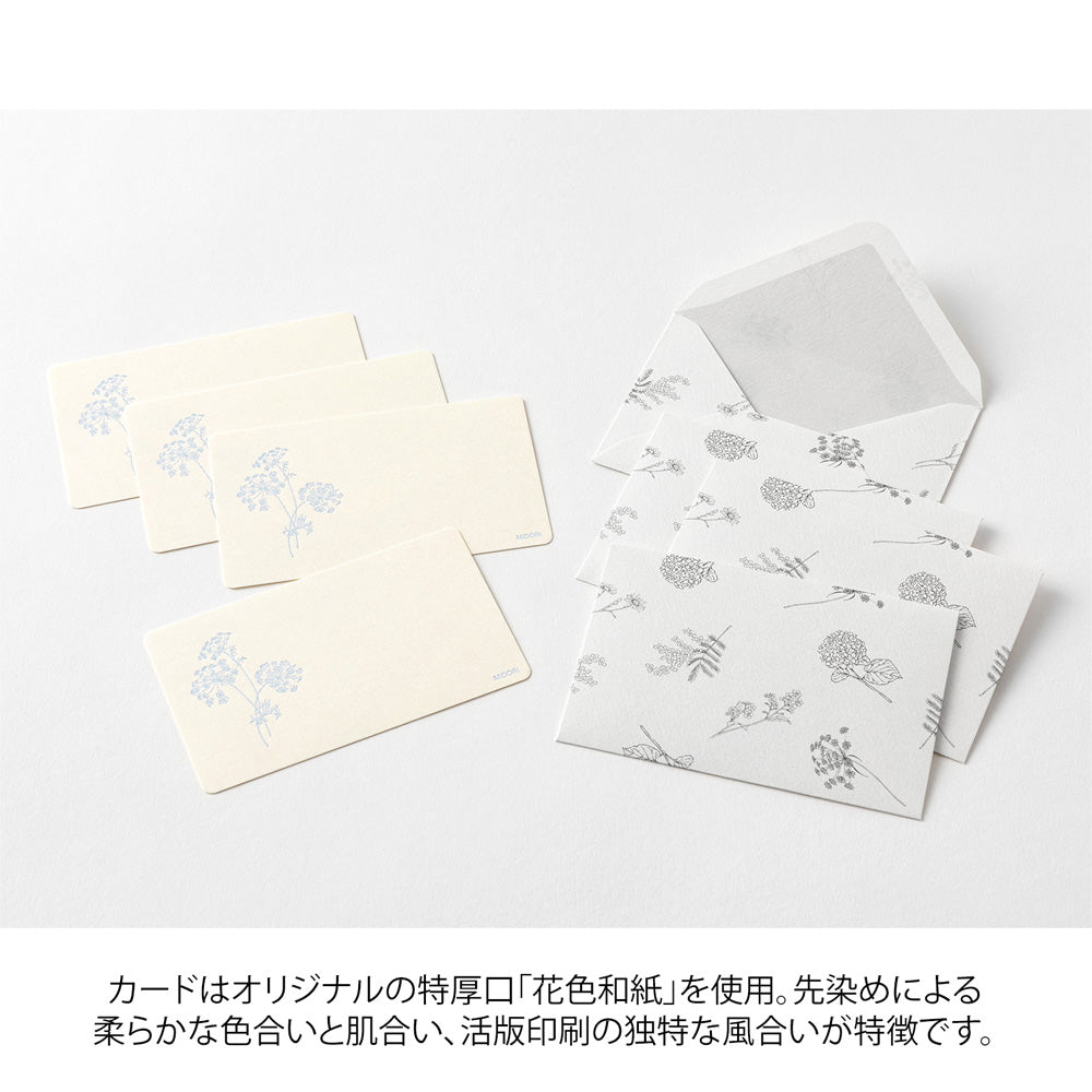 Letter Carte visite Hanairo Blanc
