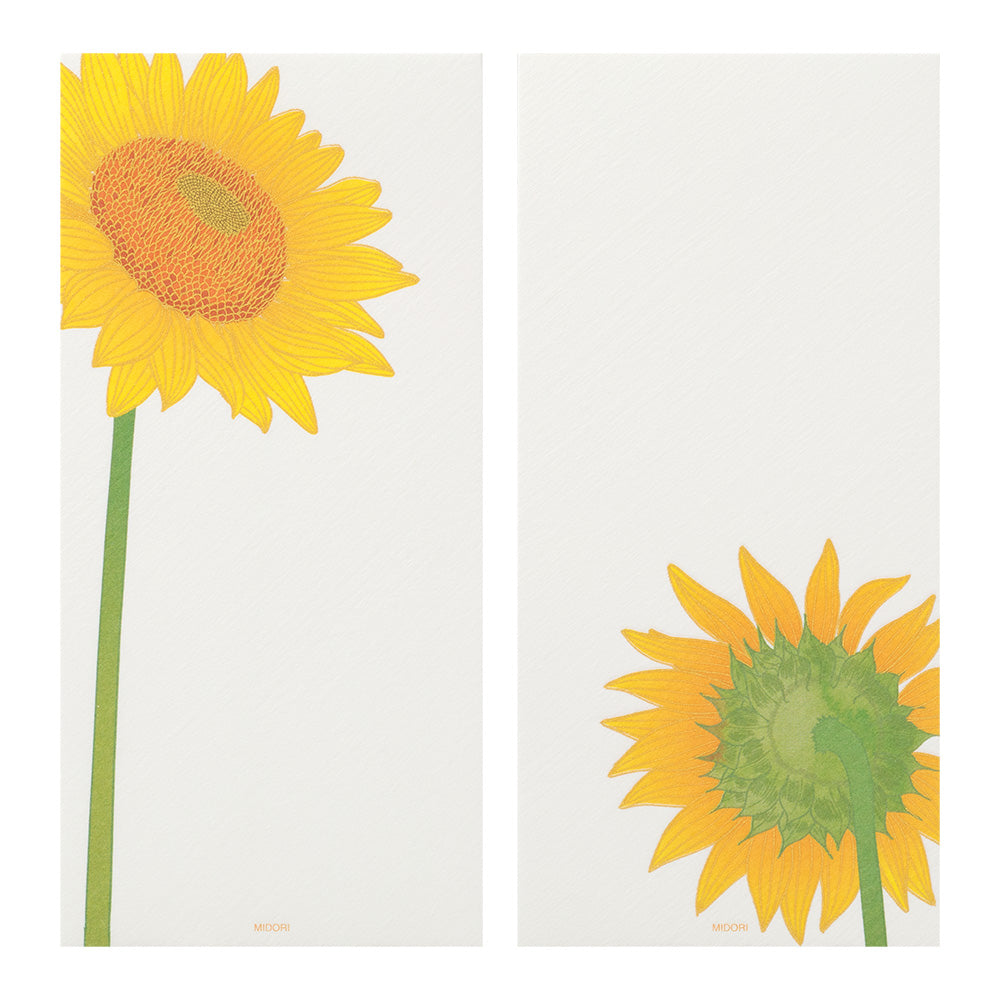 Papier à Lettres petit format, Tournesols