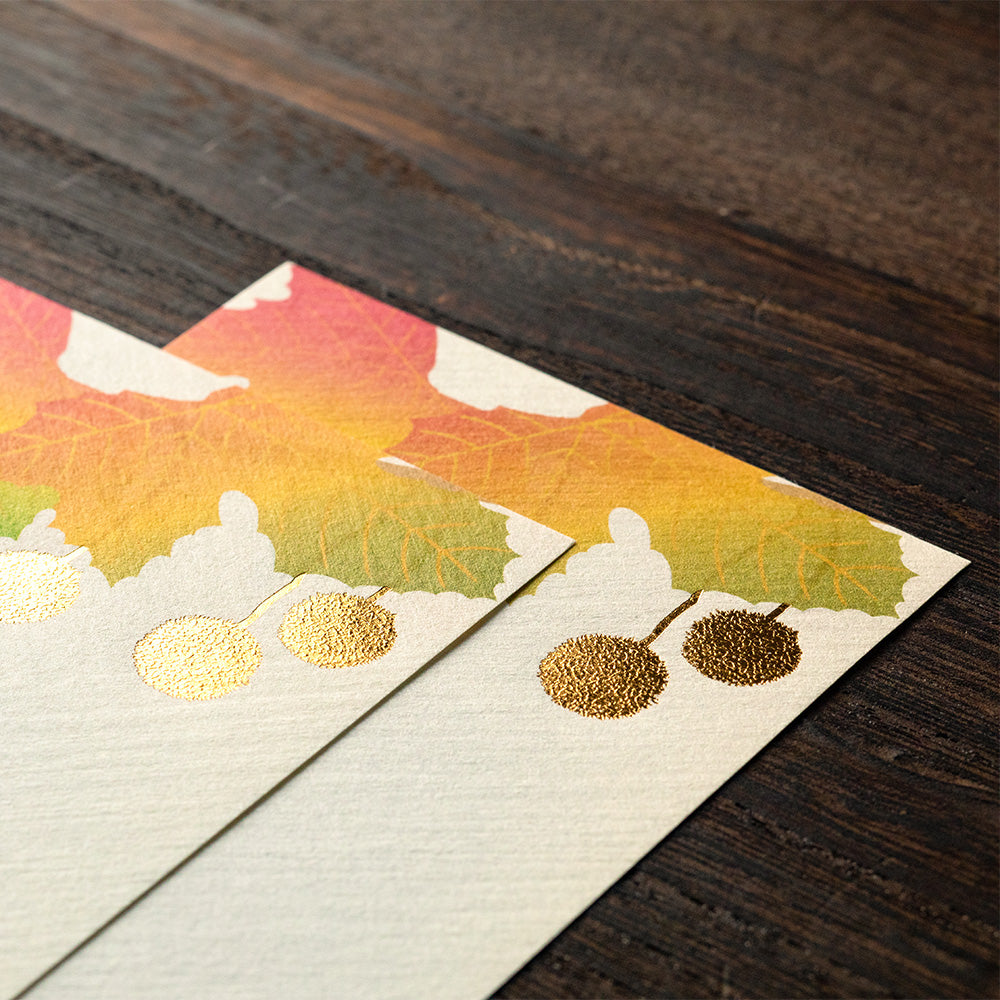 Papier à Lettres petit format, Platane