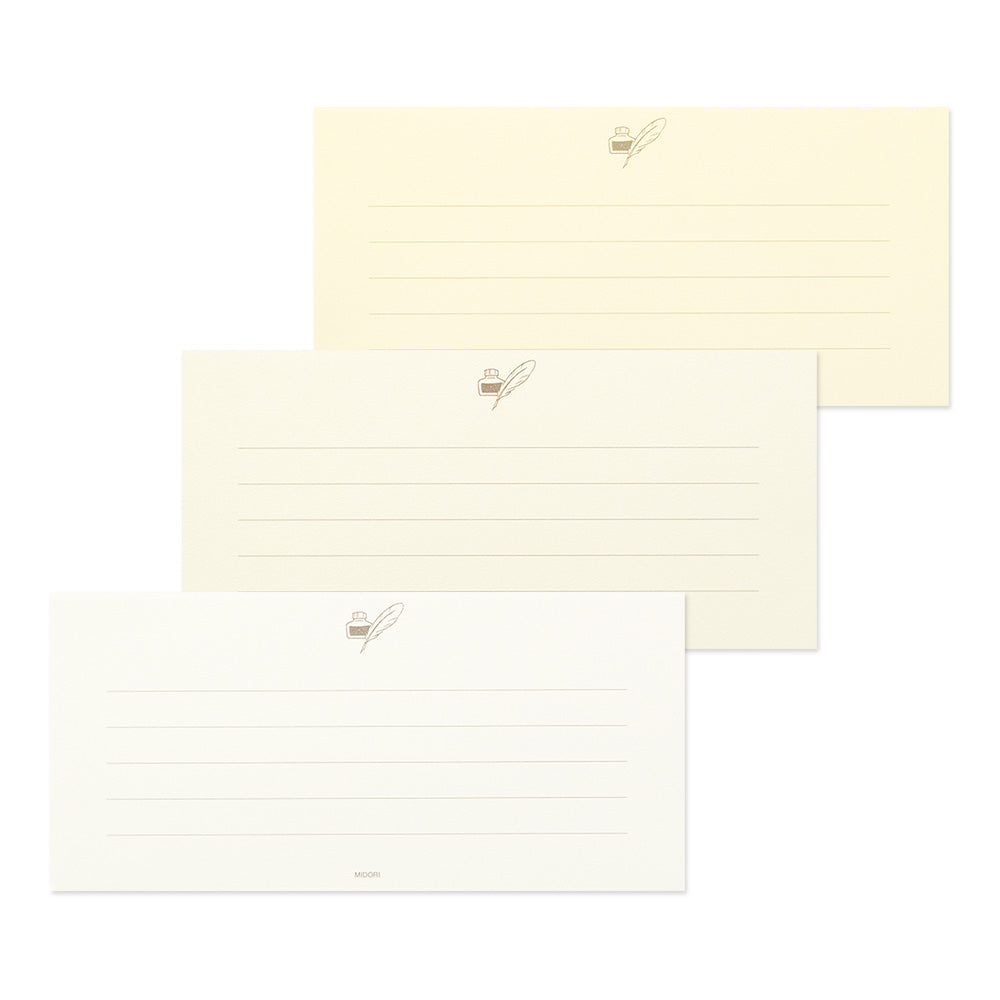 Bloc lettre blanc papiers 3 couleurs