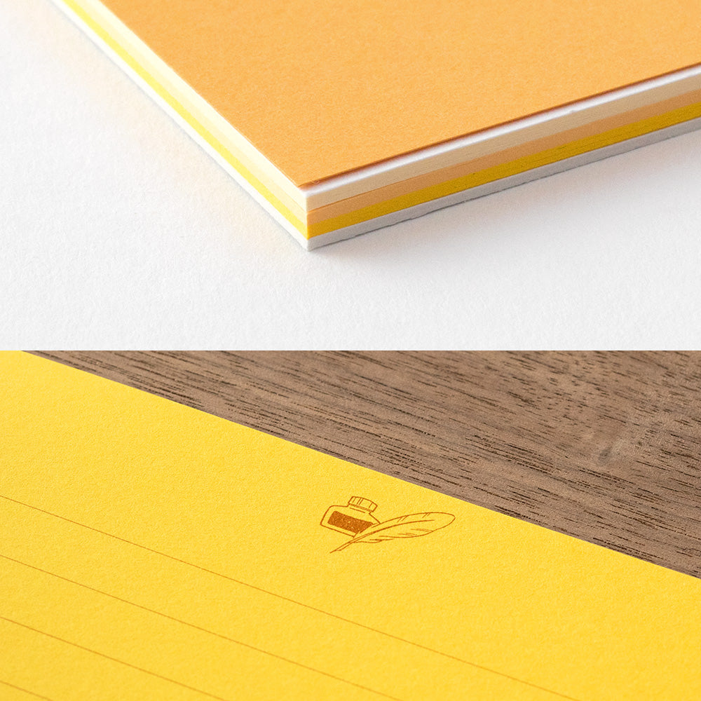 Bloc lettre or papiers 3 couleurs