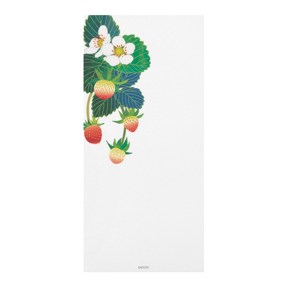 Papier à Lettres petit format, Fraisier