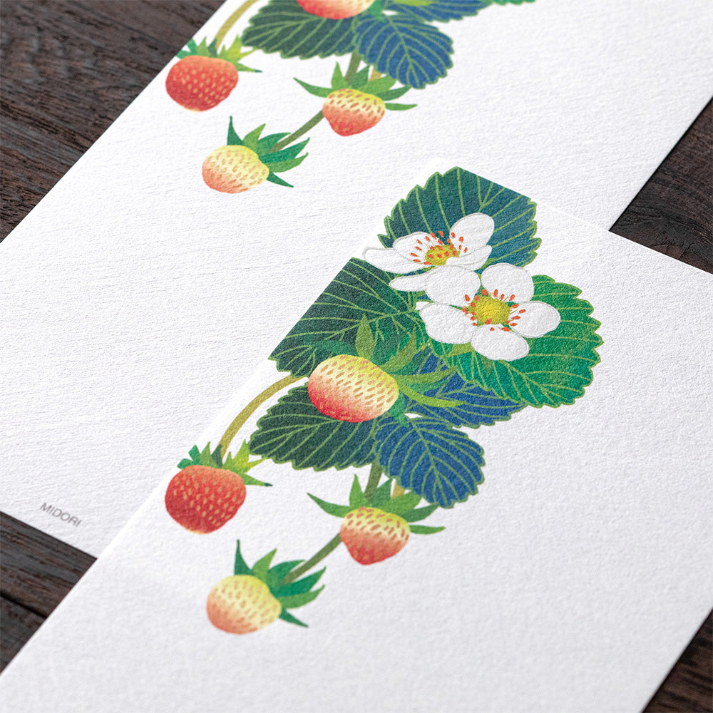 Papier à Lettres petit format, Fraisier