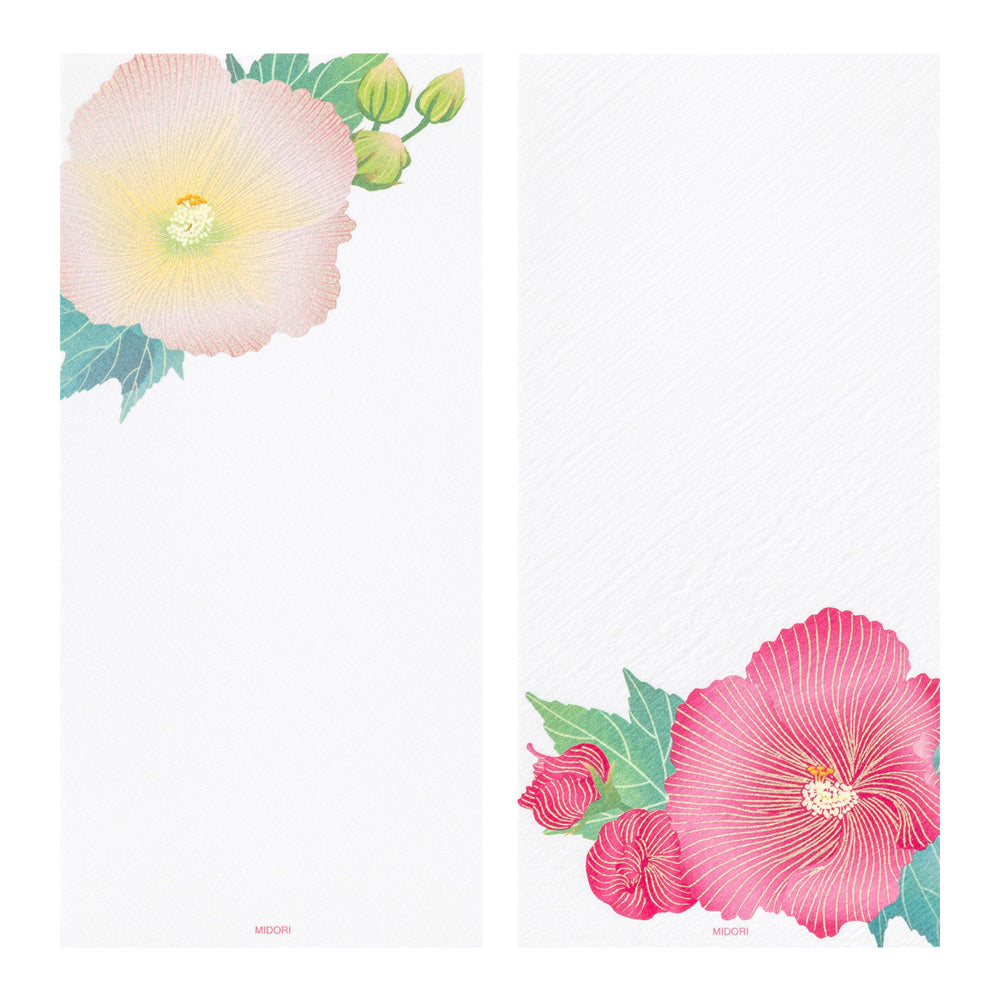 Papier à Lettres petit format, Hibiscus