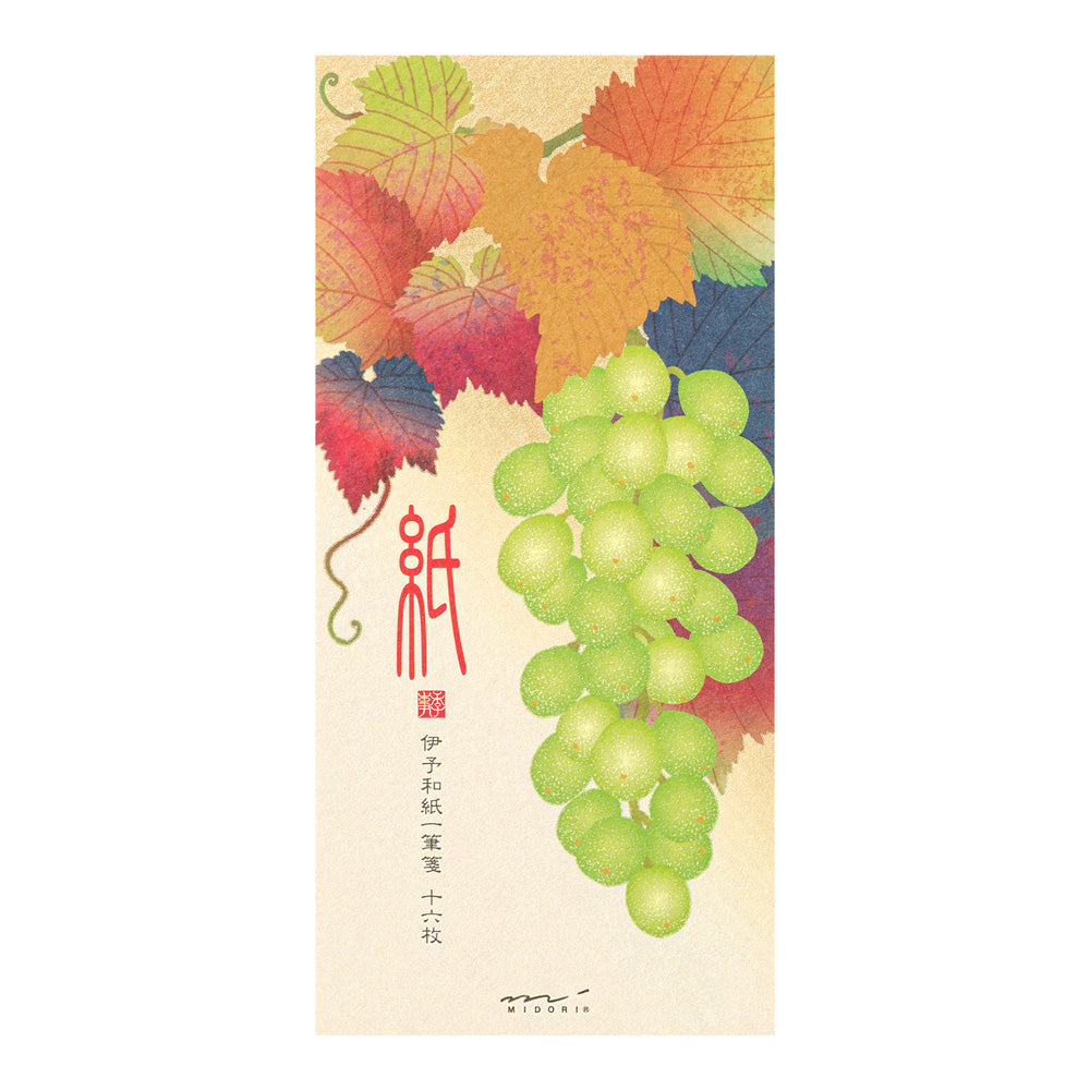 Papier à Lettres petit format, Grappes de raisin