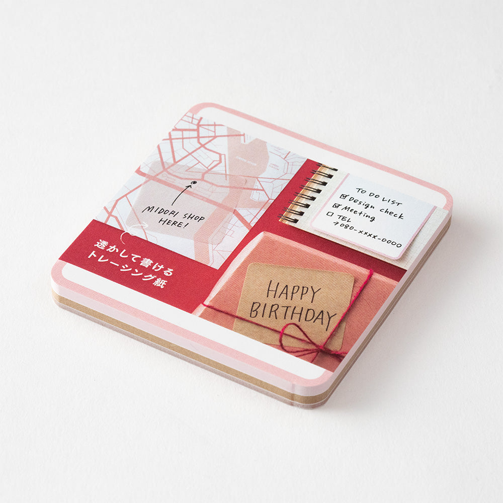 Sticky Note 3 Papiers différents Rose