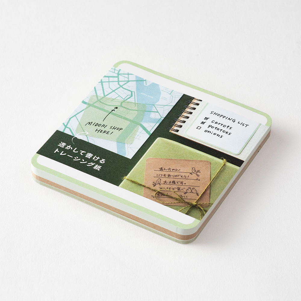 Sticky Note 3 Papiers différents Vert