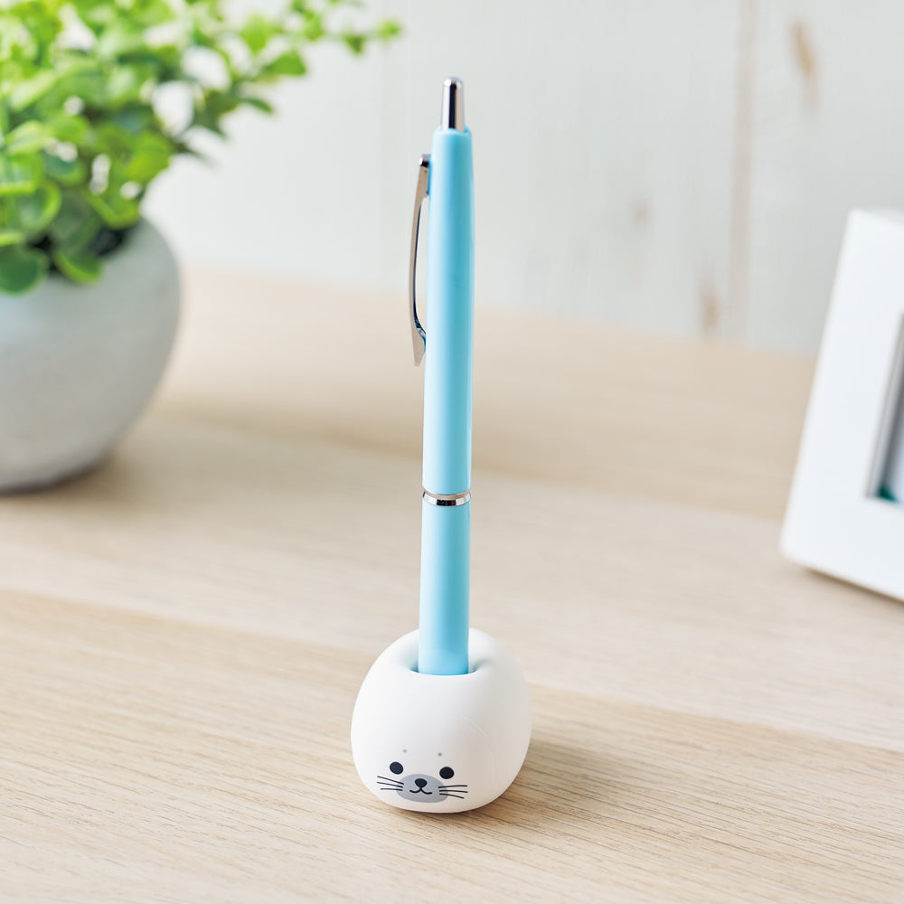 Stand Pen Chat Blanc