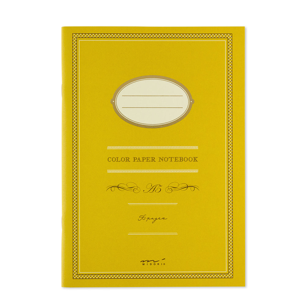 Color Notebook A5, Jaune