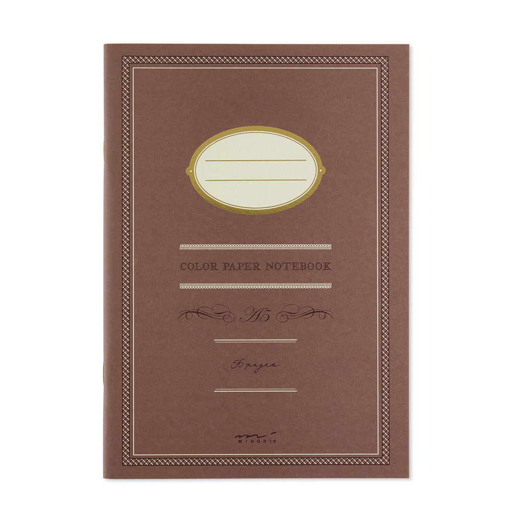 Color Notebook A5, Marron