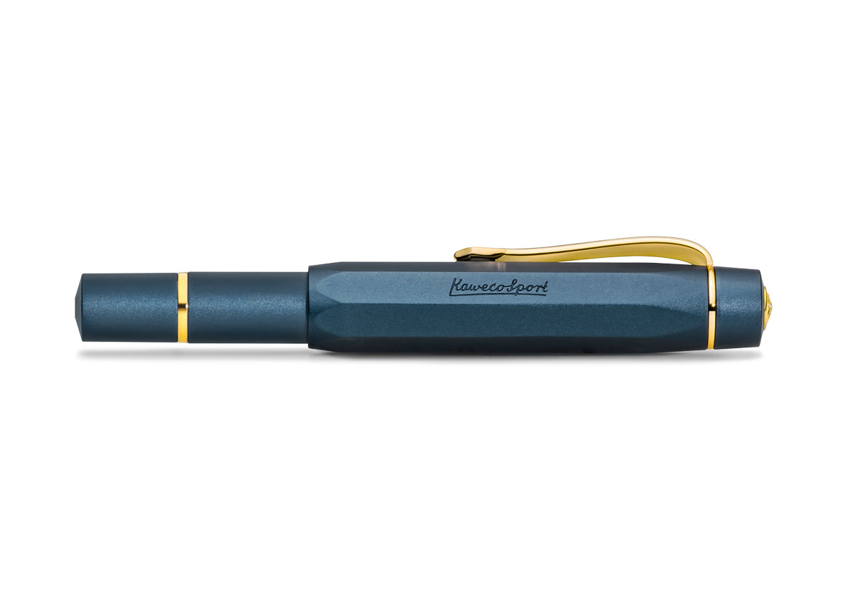 Kaweco SPORT PISTON FILLER Solo Bleu Navy F