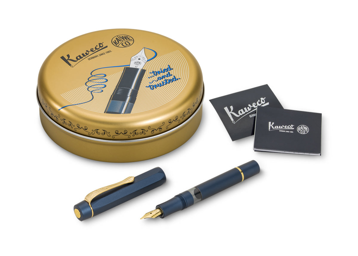 Kaweco SPORT PISTON FILLER Solo Bleu Navy M