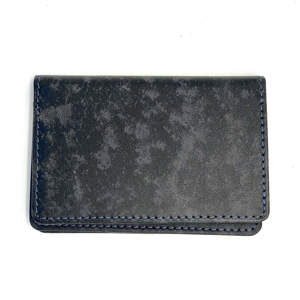 Find Card Case Antique Shade Leather Custom Grey