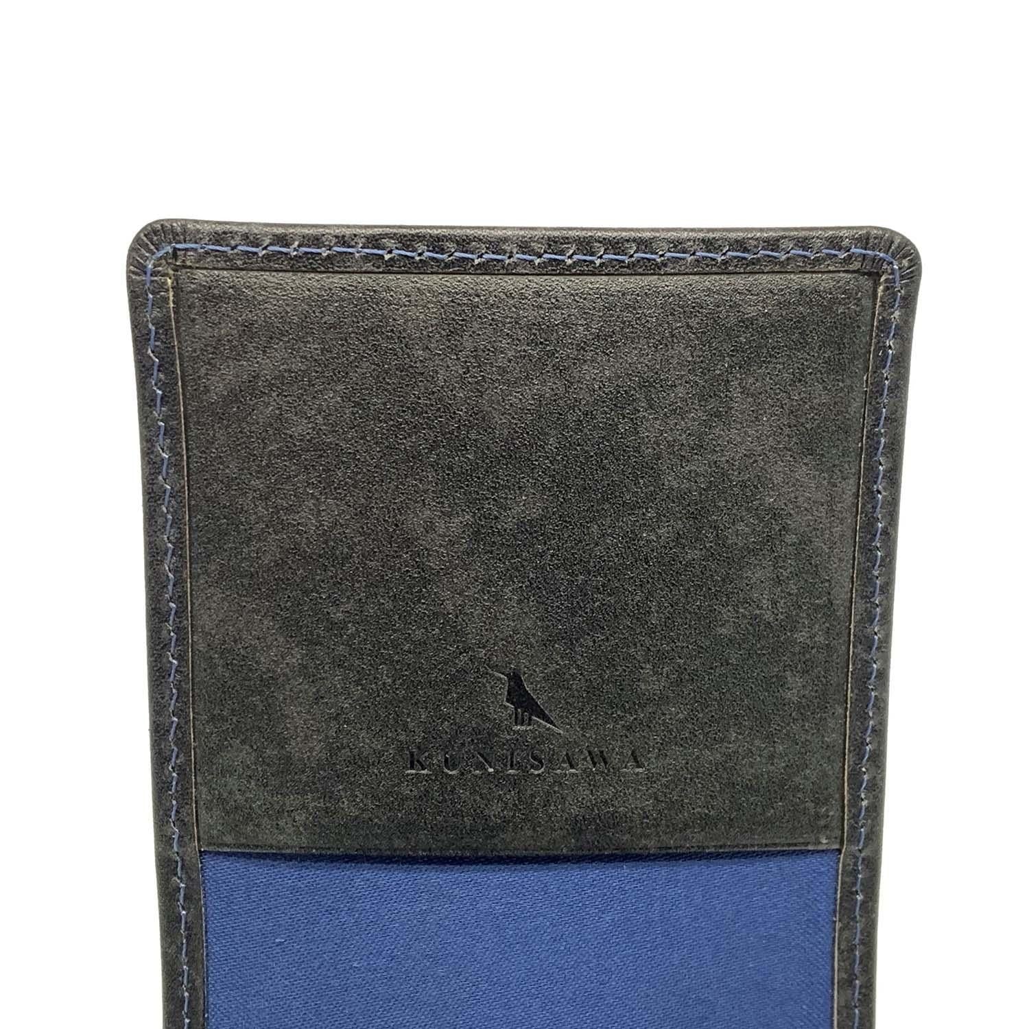 Find Memo Cover Antique Shade Leather Custom Grey
