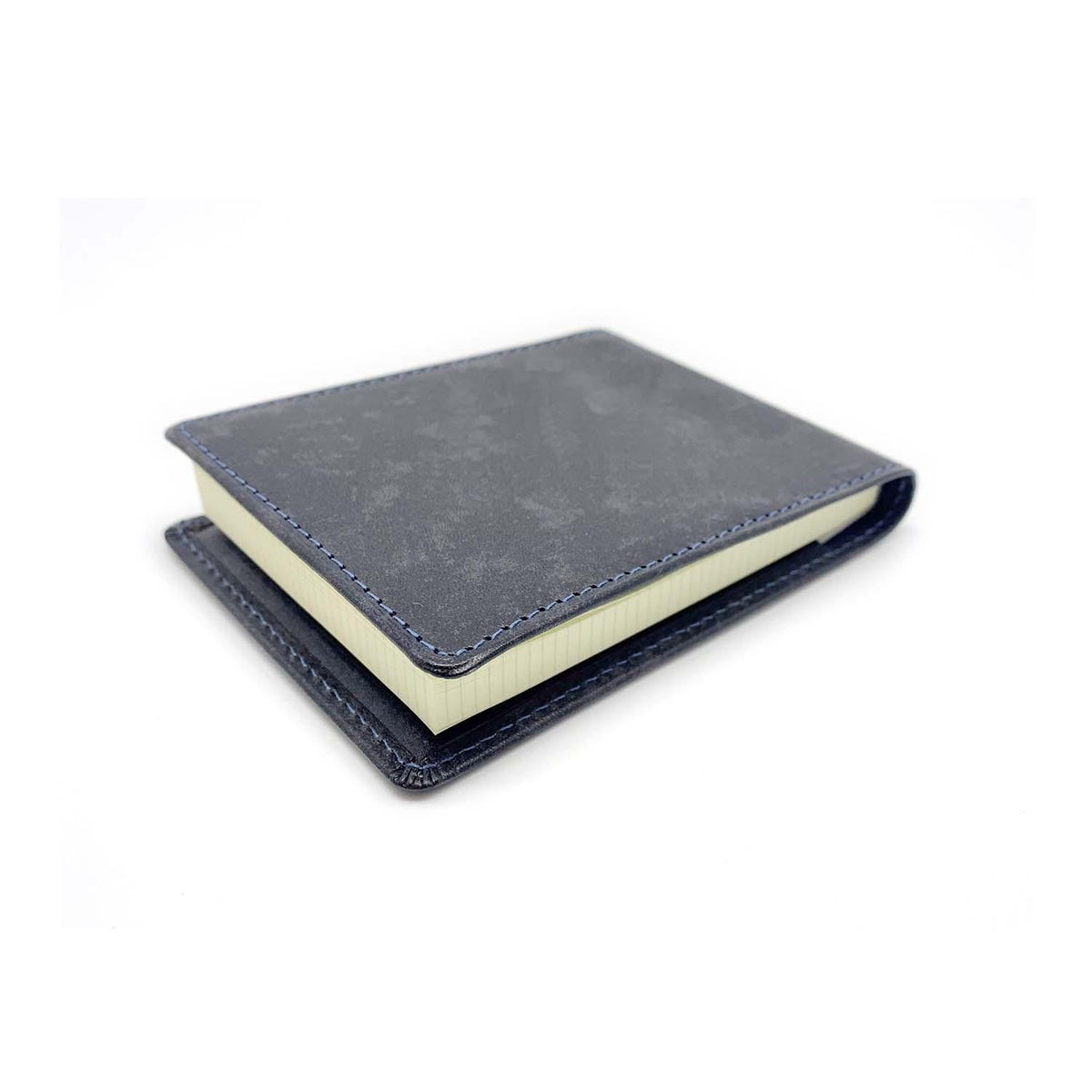 Find Memo Cover Antique Shade Leather Custom Grey