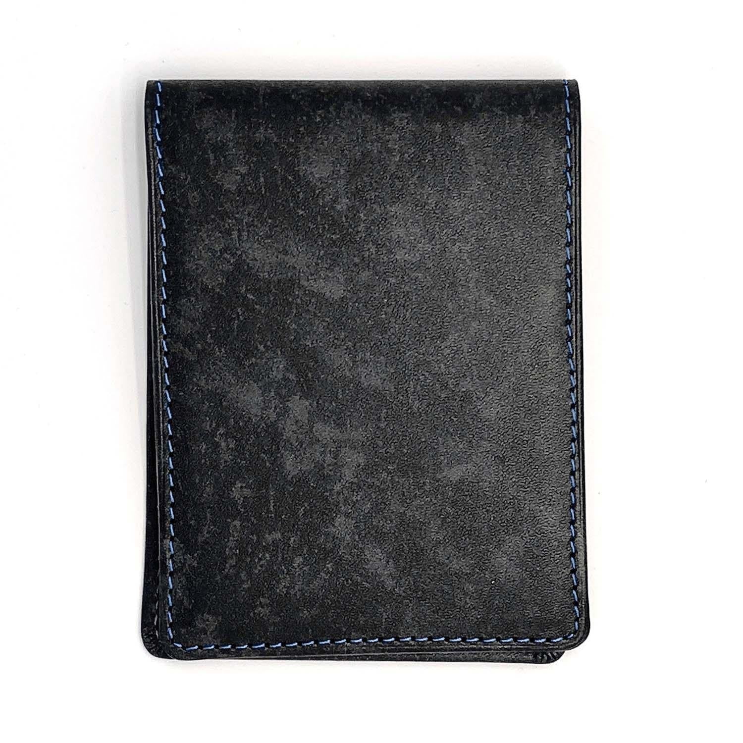 Find Memo Cover Antique Shade Leather Custom Grey