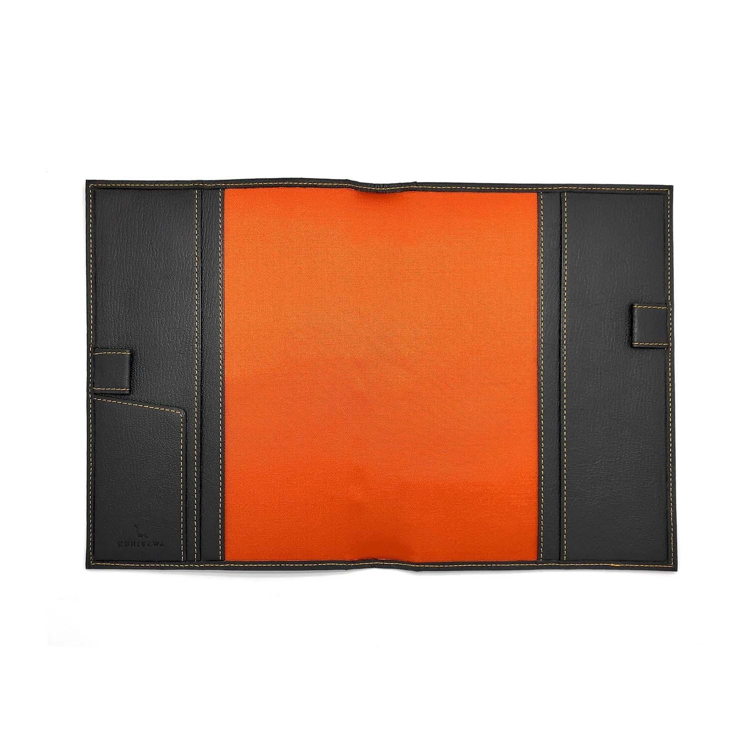 Find Note Cover Shrink Leather Custom Grey