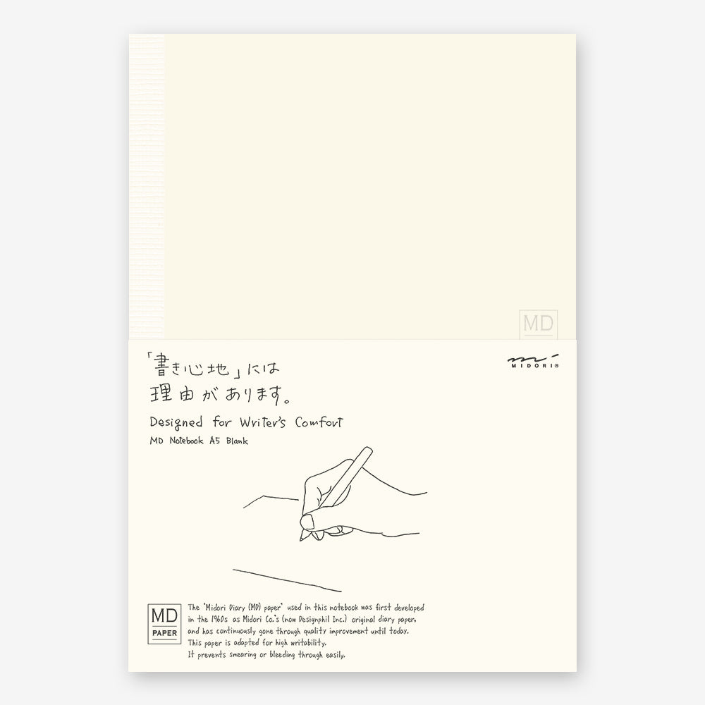 MD Notebook A5, Blanc Papier