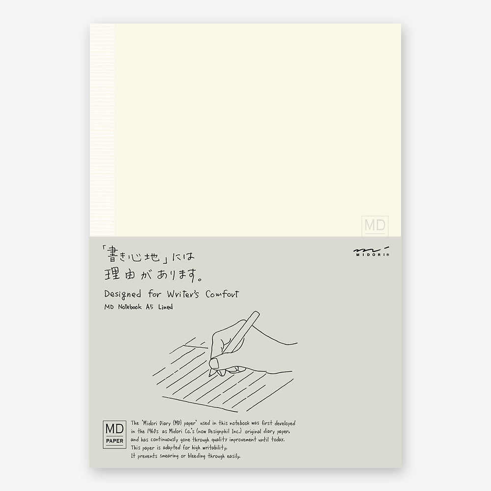 MD Notebook A5, Ligne Papier