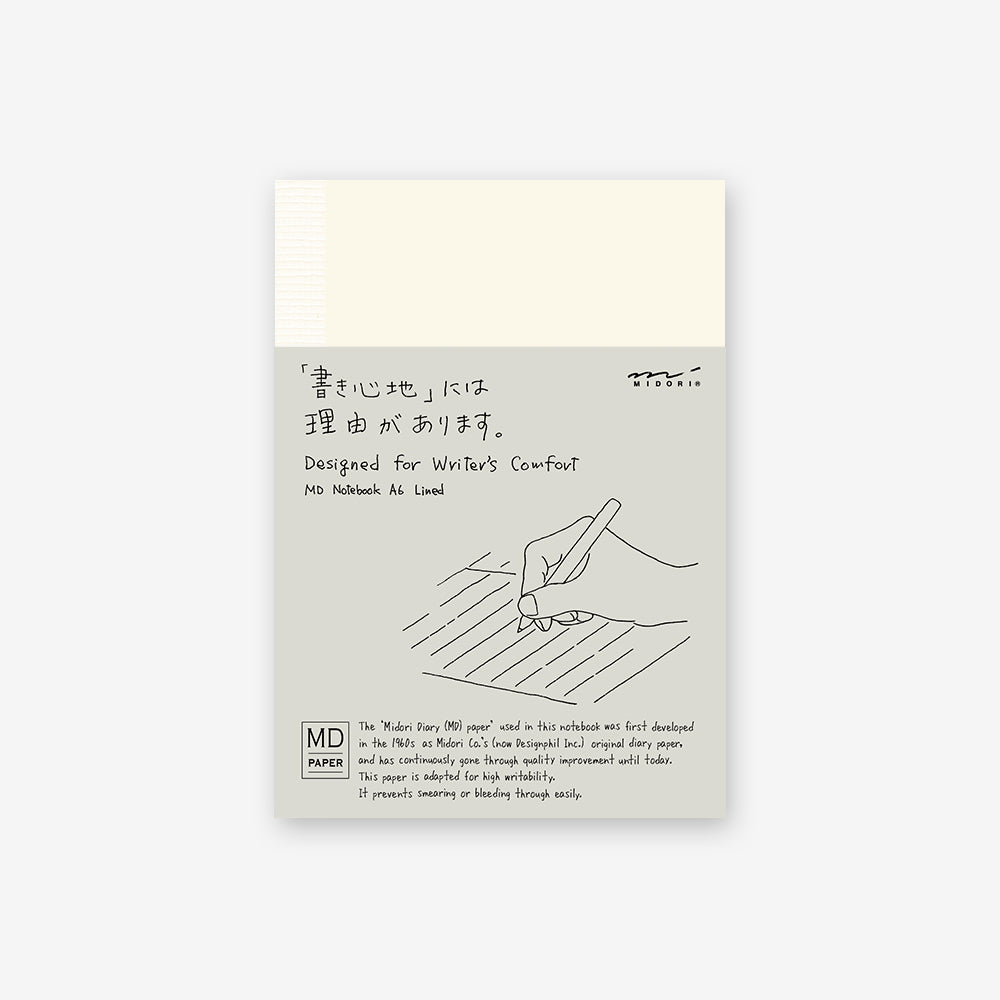 MD Notebook A6, Ligne Papier