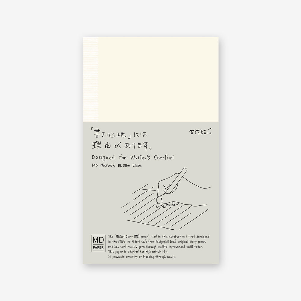MD Notebook B6, Ligne Papier