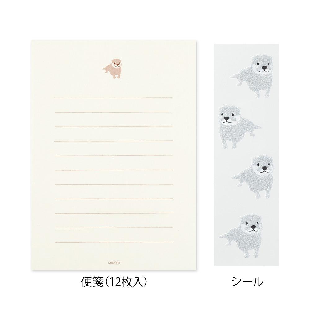 Enveloppes / Papier à lettres, Loutre